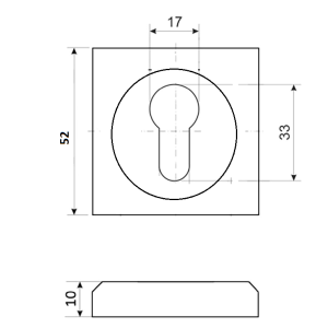 Накладка Vettore ET 0601 MBP (Чёрный Матовый)