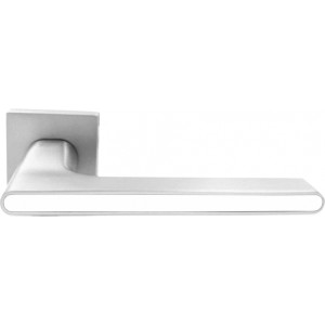 Ручка Abriss R21.190 MCP/WH ( Матовый хром/Белая вставка)