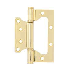 Для межкомнатных дверей Петля накладная VЕTTORE FLUSH 100×63×2.0mm GP (Золото)