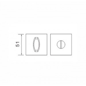 Фиксатор Abriss BK 5005 MCP (Матовый хром)