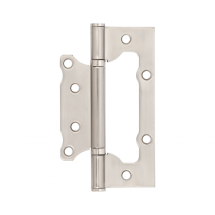 Петля накладная VЕTTORE FLUSH 125×75×2.5mm SN (Сатин)