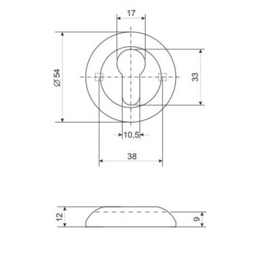 Накладка Vettore ET 0701 CF (Кофе Глянцевый)