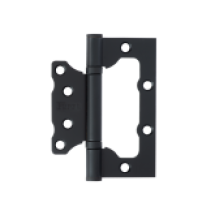 Петля накладная VETTORE FLUSH 125×75×2.5mm MBP (Чёрный матовый)