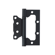 Петля накладная VETTORE FLUSH 125×75×2.5mm MBP (Чёрный матовый)