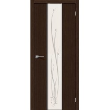 Межкомнатная дверь Финиш-Флекс Глейс-2 Twig 3D Wenge