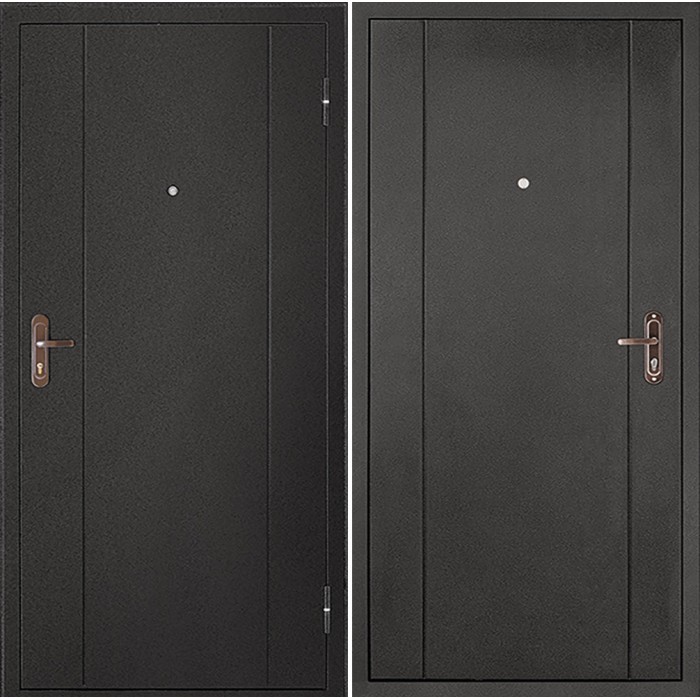 Дверь входная металлическая Форпост-51 Черный антик в Липецке