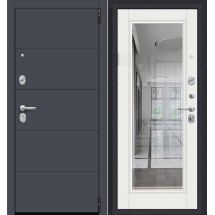 Металлическая входная дверь Porta R 4.П61 Graphite Pro/Super White