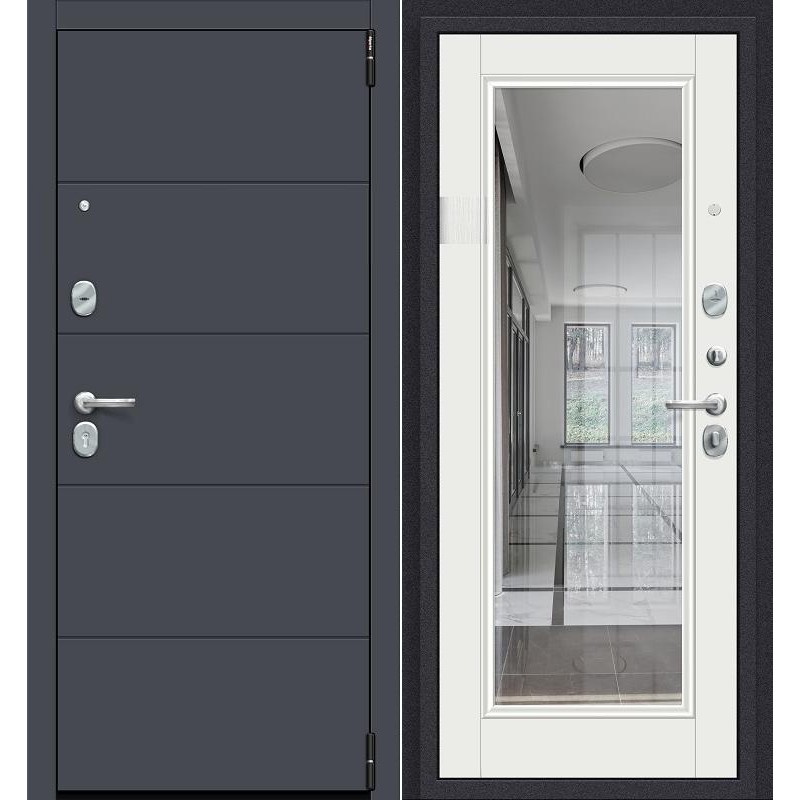 Porta R 4.П61 Graphite Pro/Super White