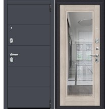 Металлическая входная дверь Porta R 4.П61 Graphite Pro/Cappuccino Veralinga