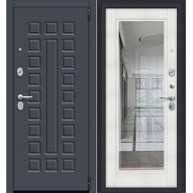 Металлическая входная дверь Porta R 51.П61 Graphite Pro/Bianco Veralinga