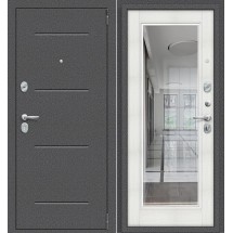 Металлическая входная дверь Porta R 104.П61 Антик Серебро/Bianco Veralinga