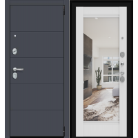 Металлическая входная дверь Porta R 4.К41 Graphite Pro/Alaska