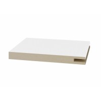 Добор телескоп. 1 паз 105*10*2070мм. Белый снежный