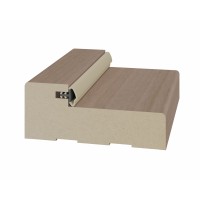 Стойка порога с уплотнителем 65*26*2070мм. Ясень тёмный