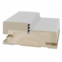 Стойка коробки композит телескоп. 80*34*2070мм. Пепельный