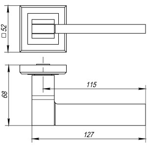TECH K.QL52 BL-24 черный