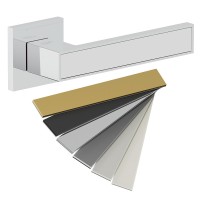 Ручка для межкомнатных дверей AS-302, цвет Chrome/7D