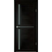 Кельн Эко-шпон, цвет темный кипарис, стекло графитовое, размер 90*220 см.