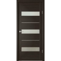 Прага Эко-шпон, цвет темный кипарис, стекло графитовое, размер 90*220 см.