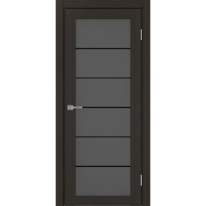 Турин 501.2 АСС молдинг SB, цвет венге FL, стекло Графит матовое, размер 80*200 см.