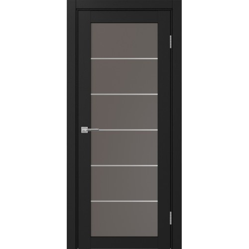 Турин 501АСС.2, цвет Антрацит молдинг алюм.хром стекло Бронза матовое, размер 80*200 см.