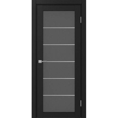 Турин 501АСС.2, цвет Антрацит молдинг алюм.хром стекло Графит матовое, размер 80*200 см.