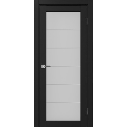 Турин 501АСС.2, цвет Антрацит молдинг алюм.хром стекло Мателюкс, размер 80*200 см.