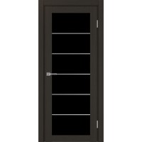 Турин 501АСС.2, цвет Венге FL, молдинг алюм.хром стекло LACчерный, размер 80*200 см.