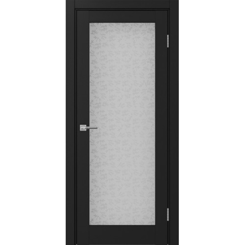 Турин 501.2, цвет Антрацит стекло Дали бесцветное, размер 80*200 см.