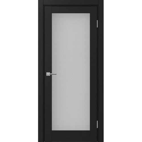 Турин 501.2, цвет Антрацит стекло Пунта бесцветное, размер 80*200 см.