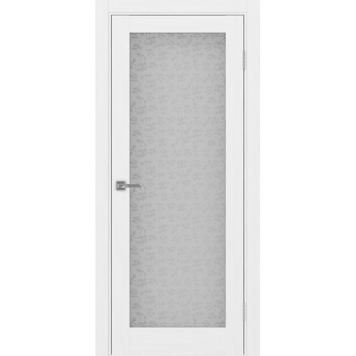 Турин 501.2, цвет Белый лёд, стекло Дали бесцветное, размер 80*200 см.