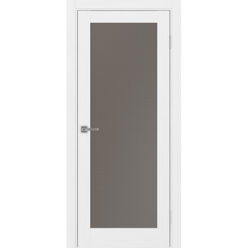 Турин 501.2, цвет Белый лёд, стекло Пунта бронзовое, размер 80*200 см.