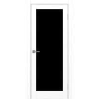 Турин 501.2, цвет Белый снежный стекло LACчерный, размер 80*200 см.