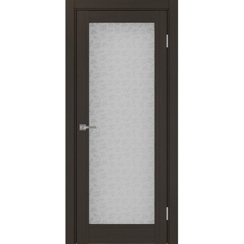 Турин 501.2, цвет Венге FL стекло Дали бесцветное, размер 80*200 см.