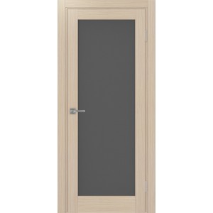 Турин 501.2, цвет дуб беленый FL, стекло Графит матовое, размер 80*200 см.