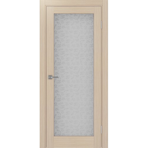 Турин 501.2, цвет Дуб беленый FL стекло Дали бесцветное, размер 80*200 см.