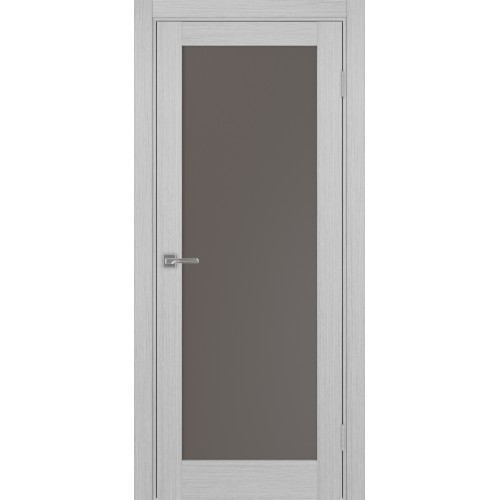 Турин 501.2, цвет Дуб Серый FL стекло Бронза матовое, размер 80*200 см.