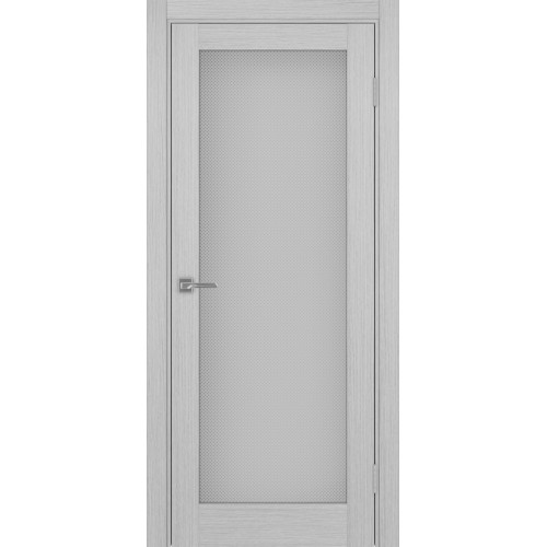 Турин 501.2, цвет Дуб Серый FL стекло Пунта бесцветное, размер 80*200 см.