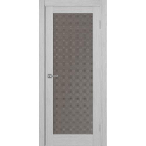 Турин 501.2, цвет Дуб Серый FL стекло Пунта бронзовое, размер 80*200 см.