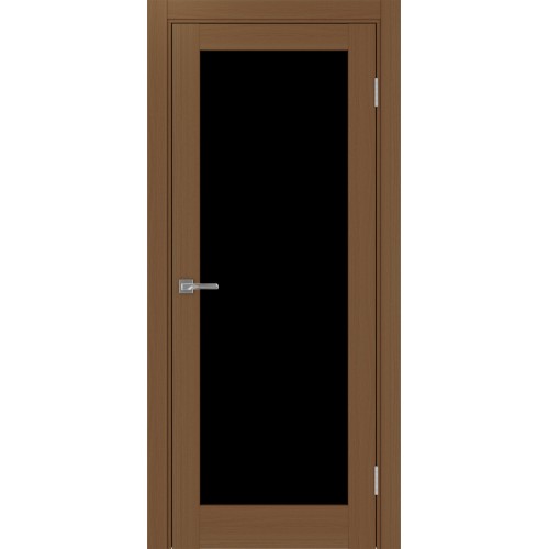 Турин 501.2, цвет Орех NL стекло LACчерный, размер 80*200 см.