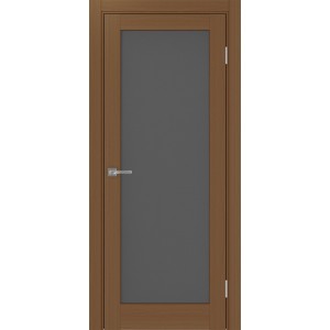 Турин 501.2, цвет орех NL, стекло Графит матовое, размер 80*200 см.