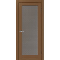 Турин 501.2, цвет Орех NL стекло Пунта бронзовое, размер 80*200 см.