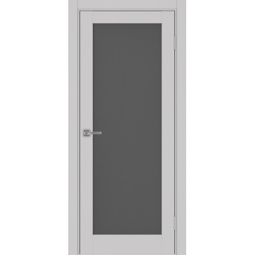 Турин 501.2, цвет Пепельный стекло Графит матовое, размер 80*200 см.