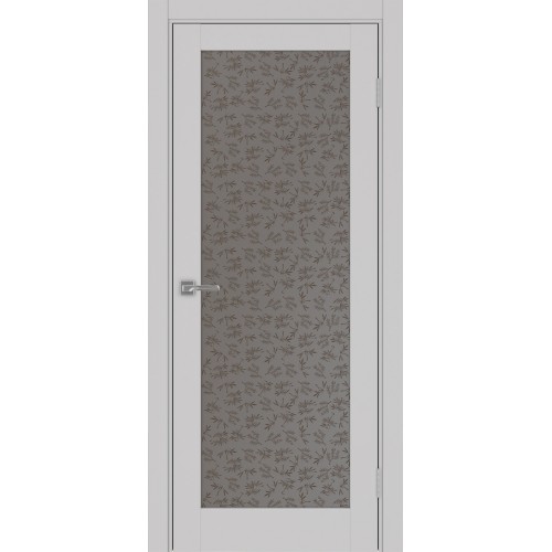 Турин 501.2, цвет Пепельный стекло Дали бронзовое, размер 80*200 см.