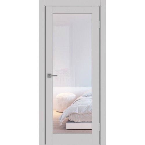 Турин 501.2, цвет Пепельный стекло Прозрачное, размер 80*200 см.