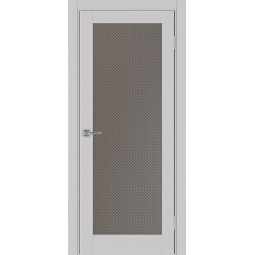 Турин 501.2, цвет Пепельный стекло Пунта бронзовое, размер 80*200 см.