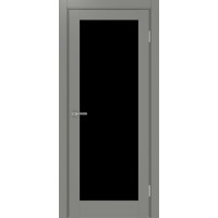 Турин 501.2, цвет серый, стекло LACчерный, размер 80*200 см.