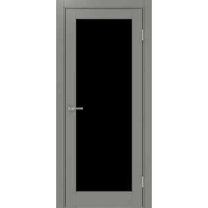 Турин 501.2, цвет серый, стекло LACчерный, размер 80*200 см.