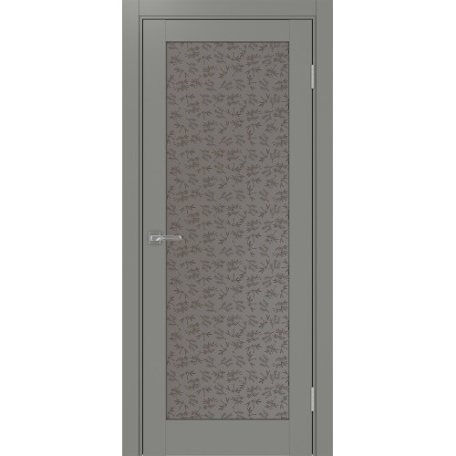 Турин 501.2, цвет Серый стекло Дали бронзовое, размер 80*200 см.