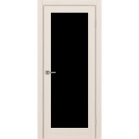 Турин 501.2, цвет Ясень перламутровый стекло LACчерный, размер 80*200 см.